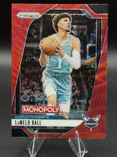 2024-25 Panini Prizm Monopoly #31 LaMelo Ball Red Prizm Free Ship NM+