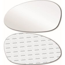 New Replacement REGULAR WHITE NON-BLUE Mirror Glass with FULL SIZE ADHESIVE...