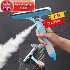 3-in-1 Window Glass Cleaner with Spray Bottle & Scraper | Home Mirror Tool