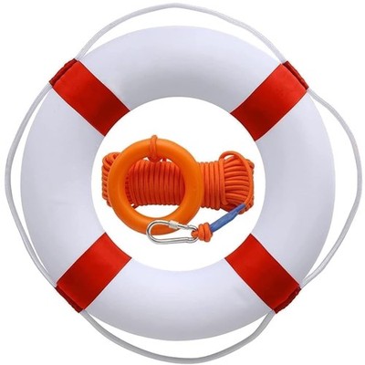 Swim Foam Ring & Lifesaving Rope Set - Pool Safety Gear