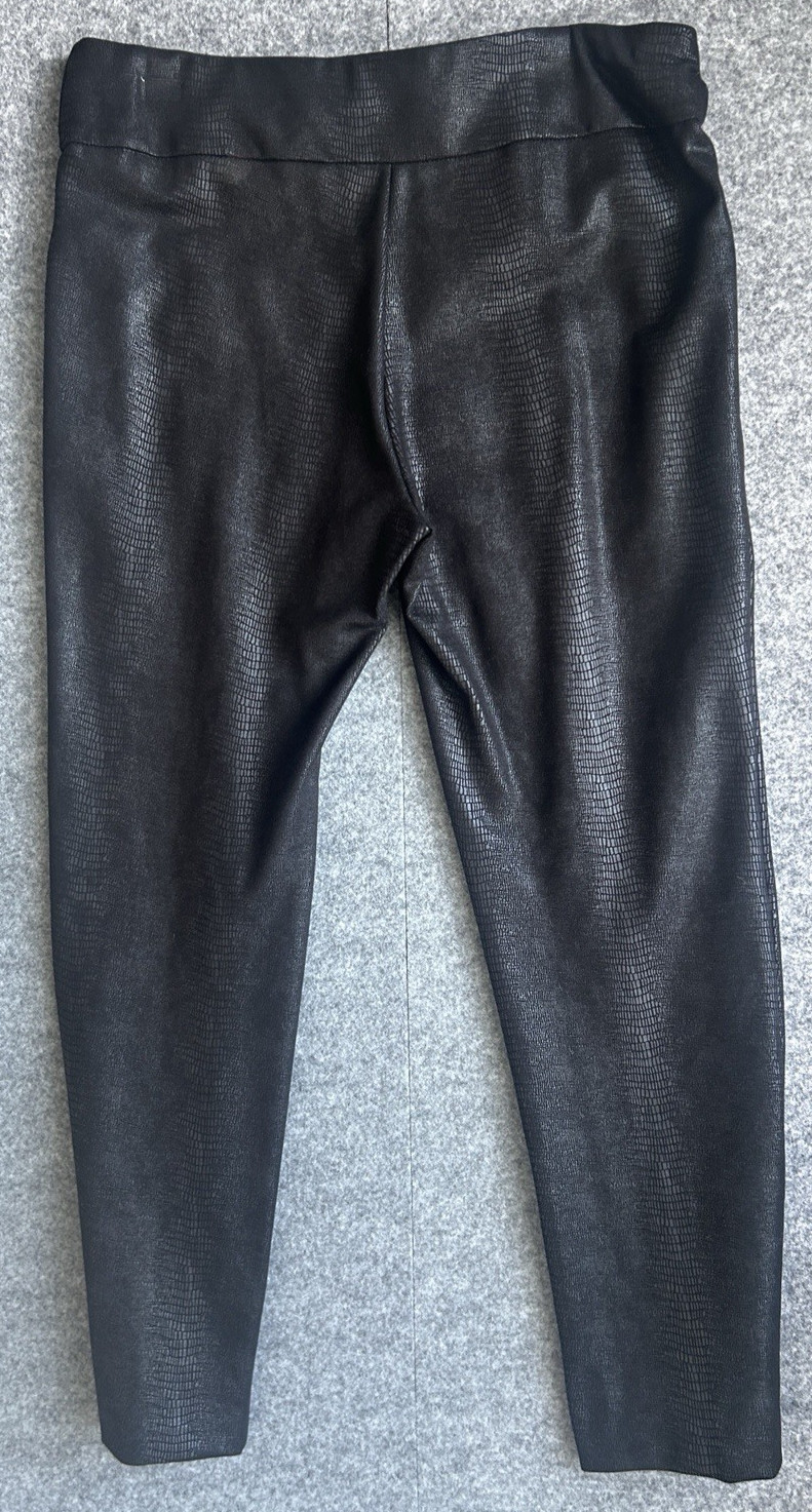 Soft Surroundings Black Foil Python Charlize Pont… - image 2