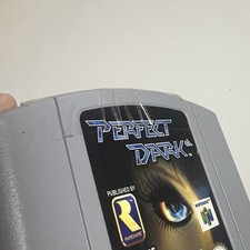 Perfect Dark Nintendo 64 Video Game N64 Vintage Rareware Vtg Cartridge Only