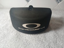 Vintage 90  s Black Oakley Sunglasses Case M Frame Case Only Hardshell 1/2 Moon