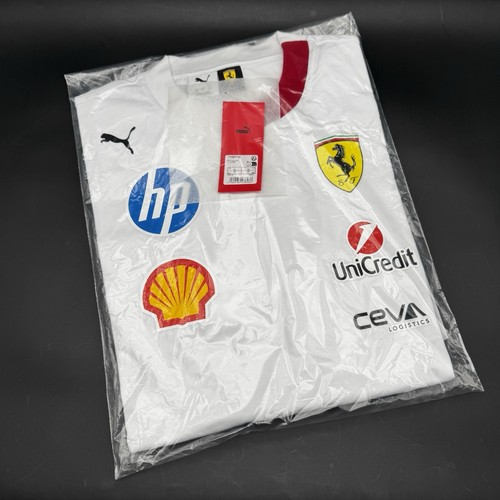 Scuderia FERRARI Team MIAMI Shirt Men - Size M - PUMA 2025 - Limited Edition - Foto 3 di 8