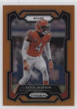 2023 Panini Prizm Orange Prizm 33/249 Eddie Jackson #52 0jq7