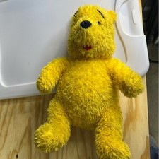 Disney Winnie the Pooh Plush Toy 14 in Tag is FADED