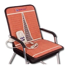 MediCrystal Infrared Heating Negative Ion Amethyst Tourmal Chair Mat 40" L 20" W