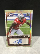 2021 Pro Set Leaf TYREKE SMITH #BA-TS2 Power AUTO ROOKIE - NFL FOOTBALL CARD G2