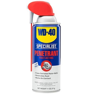 WD-40 Specialist Penetrant with Smart Straw, Penetrant for Metal, Rubber T11 Oz.