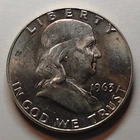 1963-D Silver Franklin Half Dollar BU