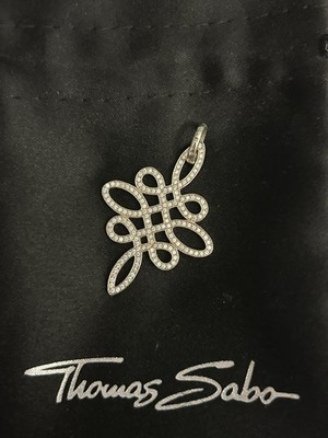 Thomas Sabo Ornamente Anhänger Symbol Unendlichkeit Sehr Edel RARITÄT - Top