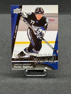 2009-10 Upper Deck Young Guns Victor Hedman RC #202 Tampa Bay Lightning HOF YG