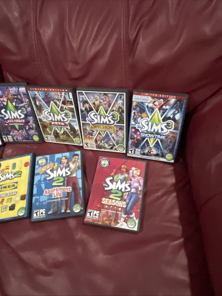 LOT 15 The Sims 2&3 (PC Windows Mac, 2009)  Base Game + Stuff & Expansion Packs - Image 4 of 4