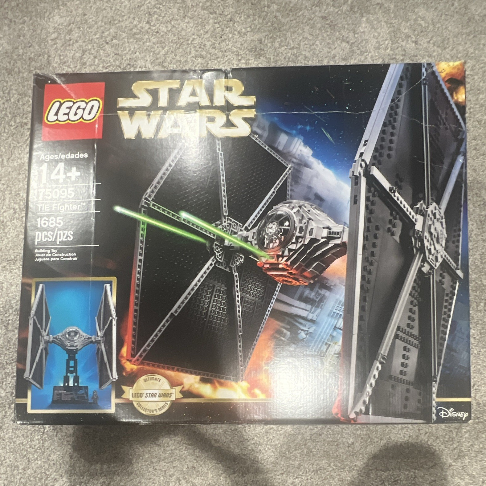 LEGO Star Wars TIE Fighter UCS 75095 1685 pcs Box Plastic Ages 14+