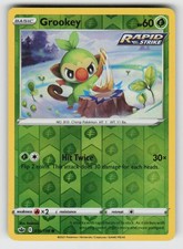 Reverse Holo Grookey 016/198 Common Chilling Reign Near Mint