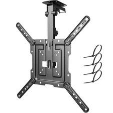 Ceiling TV Mount for 23'' to 55'' TVs Flip Down, Manual Design
