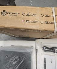 Crown XLi 1500 Stereo 450 Watt Amp 4 Ohms 2U Rack Stereo Power Amplifier
