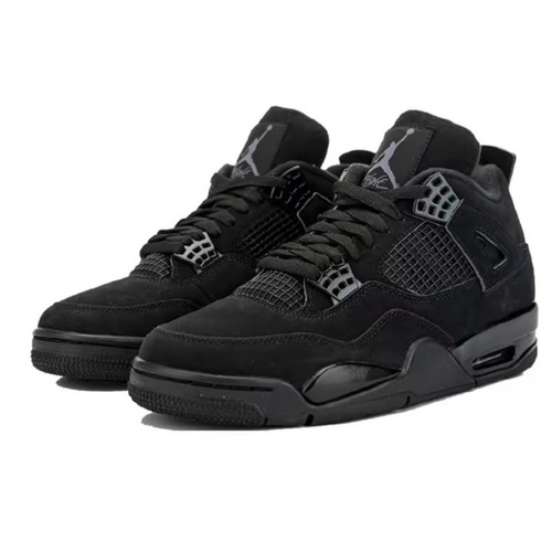 Jordan Air Jordan 4 "Black Cat" Retro Men's Mid Top Basketball Shoes