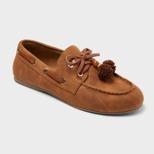 Women s Midge Flats with Memory Foam Insole - Universal Thread Chestnut 11