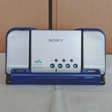 SONY MZ-E810SP Portable MD Player with Speaker Cradle Japan Tested