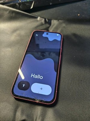 Google Pixel 9a Pink Peony - mit Displayschaden