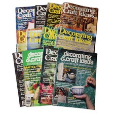 Vintage Lot Of Decorating Craft Ideas Magazines 70s 80s Home Hobby