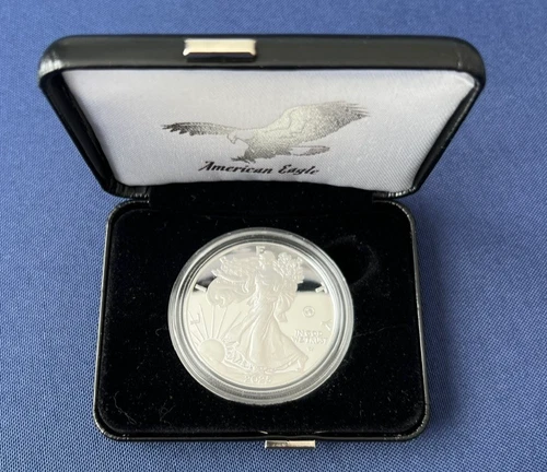 2025 W $1 American Silver Eagle Proof Laser Beam Privy mark
