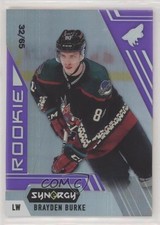 2020-21 Upper Deck Synergy Rookie Purple 32/65 Brayden Burke #100 iy3