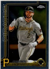 2025 Topps Chrome Baseball Spencer Horwitz No. 243 Pittsburgh Pirates