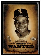 2001 Upper Deck #MW14 Frank Thomas Upper Deck's Most Wanted