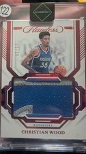 2022-23 panini flawless christian wood Patch card # Pat-woo 11/15 Ruby