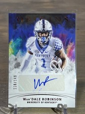 2022 Panini Chronicles Origins Draft Picks Wan'Dale Robinson Red Foil Auto #/149