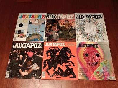 Juxtapoz Lot of 6 Magazines 156 165 168 169 170 172 Back Issues Art & Culture