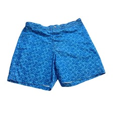 Southern Tide Board Shorts Mens Large Blue Fish Swim Trunks Bathing Suit Beach