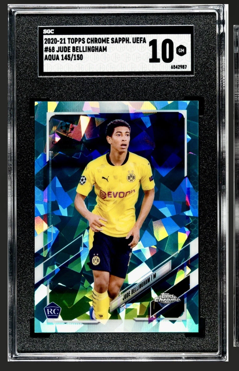 2020-21 Topps Chrome UCL Sapphire Edition Jude Bellingham #68 for