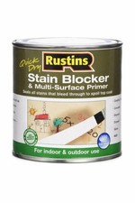 Rustins Quick Dry Stain Blocker Primer 250ml Multi Surface Indoor Outdoor Use