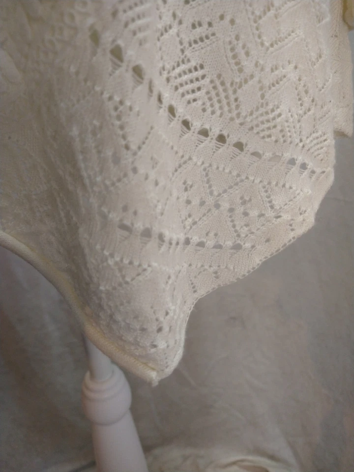 Top de ganchillo John Paul Richard para mujer XL costero ropa de playa resort festival casa de campo Foto 3 de 4