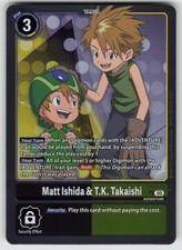 Matt Ishida & T.K. Takaishi Rare Starter Deck 21: Hero of Hope ST21-13 R LP