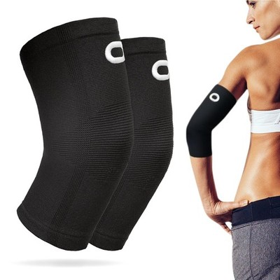 Elbow Brace Compression Sleeve Medium (11.0-12.5'') Circumference, Black
