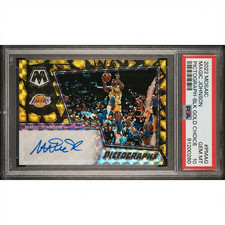 2022-23 Panini Mosaic Magic Johnson Choice Black Gold #278 PSA 10 /8