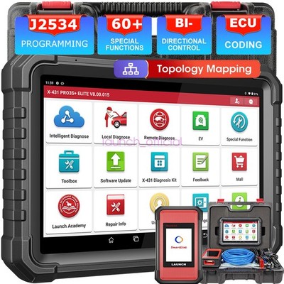 LAUNCH X431 PRO5 PRO3S+ Elite OBD2 Car Scanner Diagnostic Tool J2534 Programming
