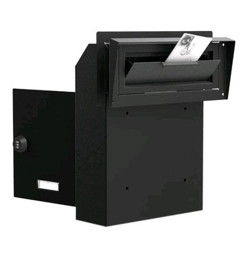 Rainproof Through The Door Key Drop Box, Galvanized Steel Heavy Duty Combo Lok