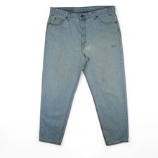 Vtg Levis 550 Jeans Mens 40x30 Blue Relaxed Fit Tapered Leg Orange Tab 1995