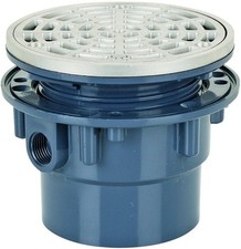 Sioux Chief 842-3PSR 3" x 4" Hub Plastic Floor Drain SS
