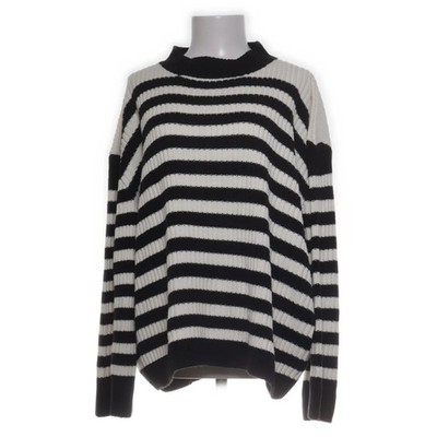 Threadbare, Strickpullover, Größe: 50, Schwarz/Weiß, Acryl, Streifen, Damen #EiE