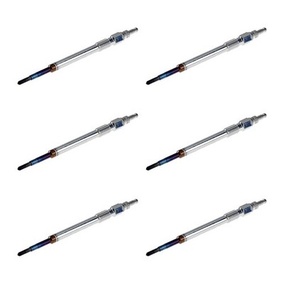 6 Glühkerzen Keramik-Glühkerze 7 V NGK D-Power passend für u.a. AUDI A4