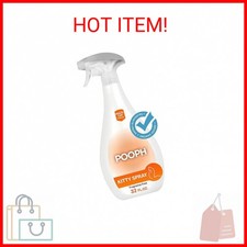 POOPH  Kitty Spray - Patented Technology Eliminates Organic Odor On-Contact Goes