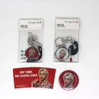 Stray Kids Felix x Gong Cha Keychain Button Drink Sleeve BUNDLE Keyring NEW