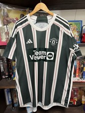 Adidas 2022 Manchester United Away Soccer Football Jersey HR3675 Men's 2XL
