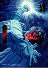 Vintage 1994 Marvel Masterpieces Justice Trading Card Hildebrandt Art Superhero